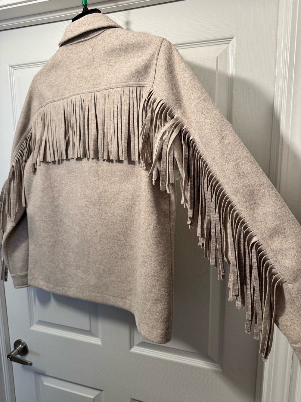 Fringe Button-Front Jacket - Picture 5 of 8
